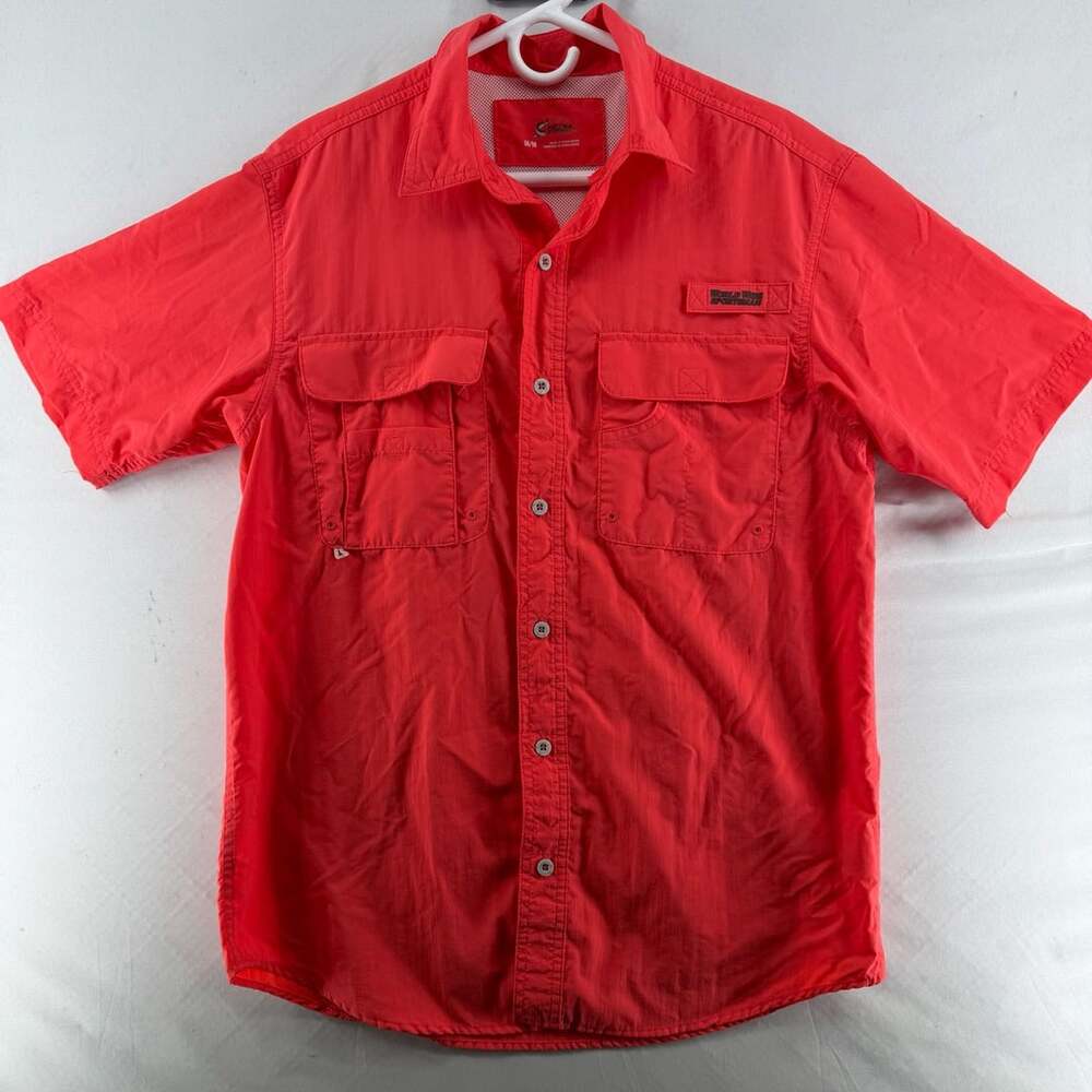 1504 World Wide Sportsman Short Sleeve Fishing Shirt M